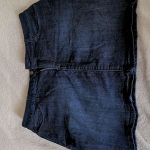 Denim skort